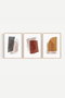 Wallity Artsycllct43 Conjunto de 3 Pinturas Decorativas Enmarcadas